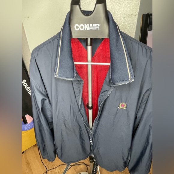 Tommy Hilger windbreaker blue and red size: XL - Picture 1 of 11